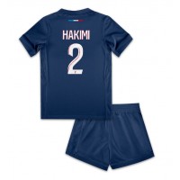 Paris Saint-Germain Achraf Hakimi #2 Heimtrikotsatz Kinder 2024-25 Kurzarm (+ Kurze Hosen)